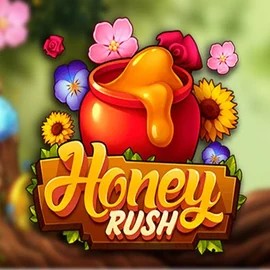 Honey Rush slot logo by Play’n GO at Newlucky Casino