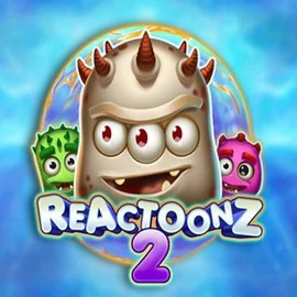 Reactoonz 2 online game logo by Play’n GO on new-lucky-casino.net
